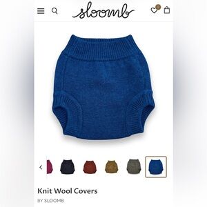 Cozy Gray Knit Diaper Cover for Kids